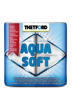 Aqua Soft Toilettenpapier 4 Rollen